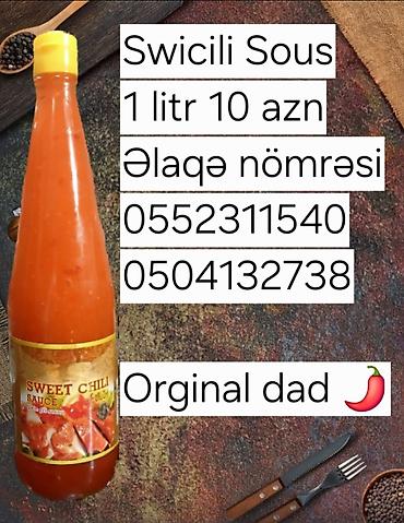 momo roll: Chili Sauce – şirin acı sous - Məhsul: Şirin bibər sousu (Sweet Chili — 1