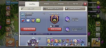 ağ don: Clash of Clans hesabı – yüksək səviyyəli əsas kənd və inkişaf etmiş — 2