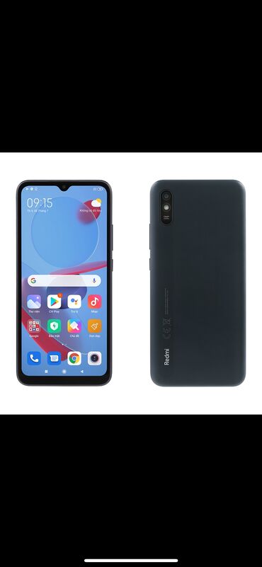 Redmi: Redmi, Redmi 9A, Б/у, 32 ГБ, цвет - Черный, 1 SIM, 2 SIM