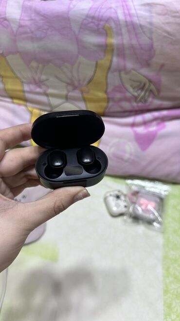 Dinamiklər və kolonkalar: İşlənmiş Simsiz (Bluetooth) Qulaqcıqlar, Xiaomi, rəng - Qara