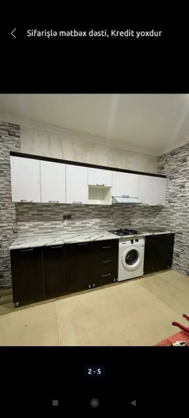 Mətbəx mebeli: Sifarişlə hazırlanmış müxtəlif ölçülü mətbəx mebelləri. Rəng və dizayn — 6