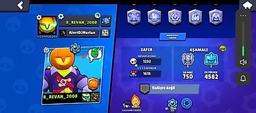 bs hesab satışı: Brawl Stars hesabı – R_REVAN_2008 - Kupa yolu: 21,615 - Savaşçılar — 1