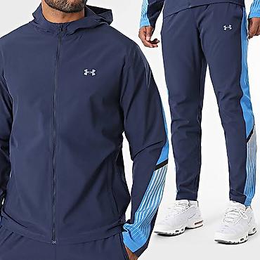 pull and: Мужской спортивный костюм, XL, Under Armour, Новый, цвет - Синий, Платная доставка, Самовывоз — 1