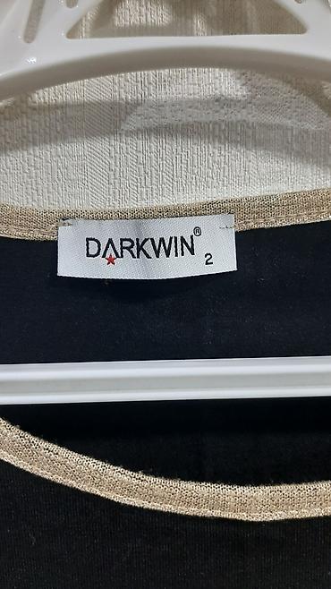 t800 ultra 2: DARKWIN Qadın T-shirt – (ölçü: 2) - Rəng: Qara, çiyin və qol — 3