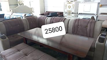 Кухонные мягкие уголки: Кухонный мягкий уголок, Дерево, цвет - Бежевый — 8