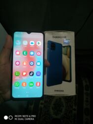 ccit a106 max характеристики: Samsung Galaxy A12, 64 ГБ, цвет - Синий, Отпечаток пальца