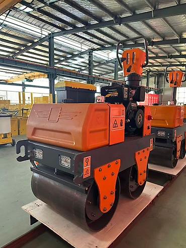 Катки: Виброкаток ручной Мини-дорожный вибрационный каток (двухвальцовый) — 2