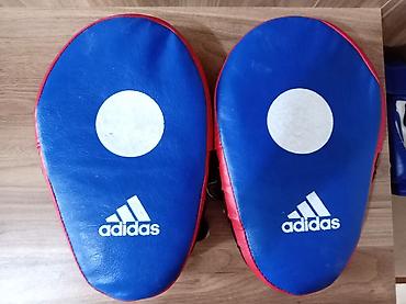 Adidas fokus yastıqları (mitts) – 1 cüt - Nişangah üçün ön hissədə ağ