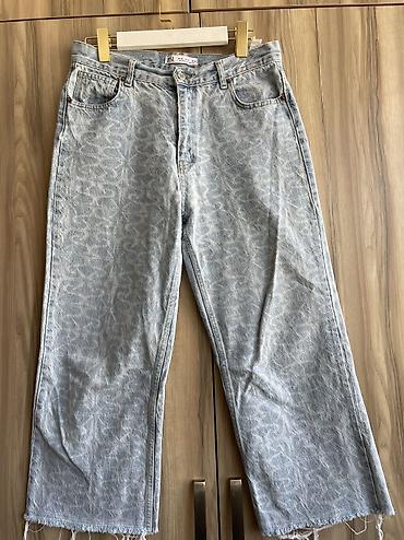 джынсы зара: Джинсы, Палаццо, Zara, США, Высокая талия, M — 5