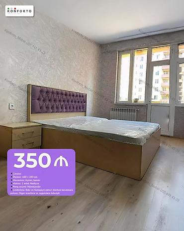 KONFORTO Mebel Aləmi – Çarpayı - Ölçülər: 160 × 200 sm - Mexanizm