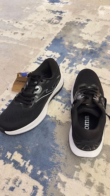 Joma idman ayaqqabısı. Yepyeni Qara rəngli, ağ qalın altlıqlı sport — 3