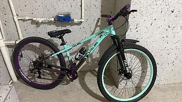 İdman velosipedləri: FULL BIKE dağ velosipedi - Çərçivə: yüngül alaşımlı, mint-yaşıl — 1