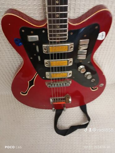 Elektro gitaralar: Elektron gitara, 6 sim, İşlənmiş, Ünvandan götürmə — 18