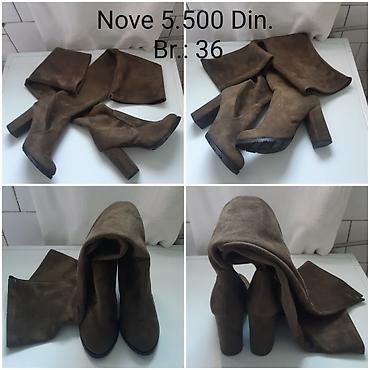 ccc ugg cizme: Ženske čizme iznad kolena - Materijal: kvalitetan eko velur - Boja — 5