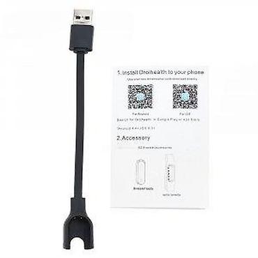 Smart satovi: Pametna fitnes narukvica (crna) sa OLED ekranom i USB punjačem - — 11