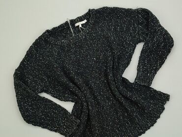 Swetry: Sweter S (EU 36), stan - Dobry, wzór - Jednolity kolor, kolor - Czarny