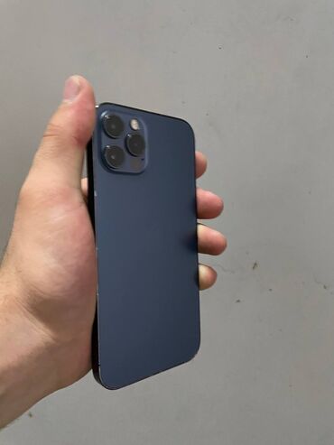 модем o: IPhone 12 Pro, Колдонулган, 128 ГБ, Көгүлтүр, Каптама, Куту, 76 %