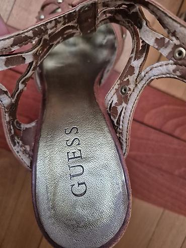 cc brend nakit: GUESS ženske sandale sa visokom potpeticom - Model: otvorene sandale — 5