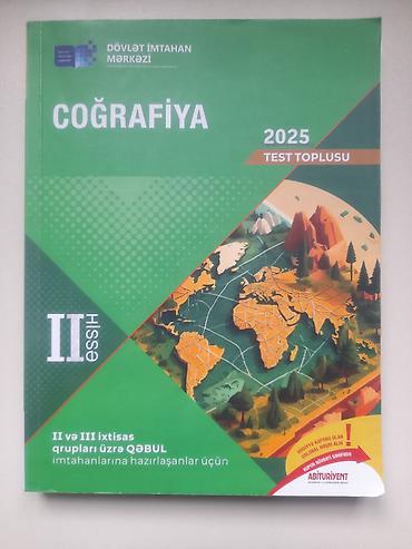 array test bankı pdf: Hər biri yarı qiymətinə Tərkib: - DİM “Coğrafiya” Test Toplusu 2024 — 2