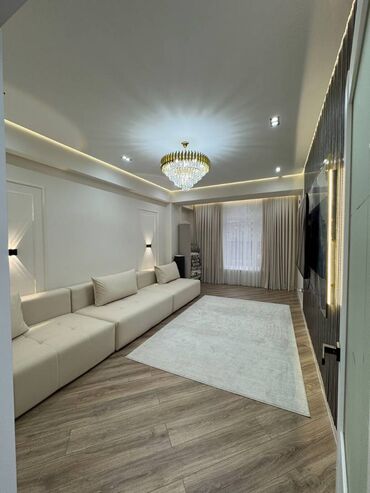1 комнатная квартира в джале: 1 комната, 48 м², Элитка, 2 этаж, Дизайнерский ремонт