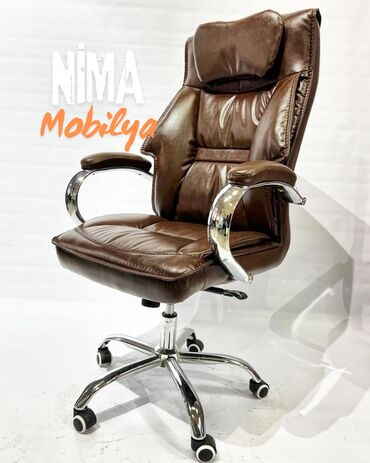 Ofis və oyun kresloları: Yeni, Təkərli, Qolları tənzimlənir, Parça — 13