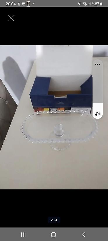vinni kasa: Tort və şiriniyyat qabı, Şüşə — 3