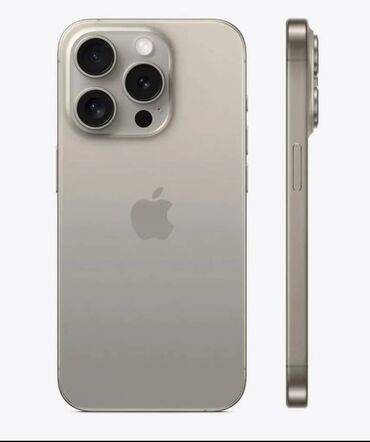 Apple iPhone: IPhone 15 Pro, Б/у, 256 ГБ, Natural Titanium, 100 %