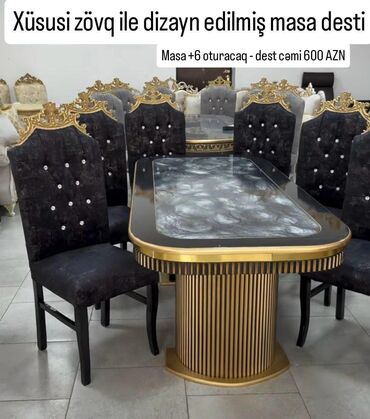 Masa və oturacaq dəstləri: Stol stul masa oturacaq sifarisle lalafo.az -da Masa və oturacaq dəstləri: Stol stul masa oturacaq sifarisle