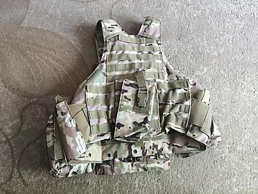 Другая мужская одежда: Разгрузочный жилет-плитник (plate carrier) в расцветке Multicam — 2