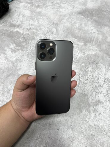 айфон поделка: IPhone 13 Pro Max, Б/у, 128 ГБ, Черный, Защитное стекло, Чехол, Коробка, 87 %