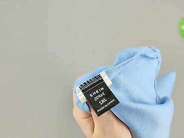 relab niebieska: Shein Curve, Bluzka damska, rozmiar 2XL — 4