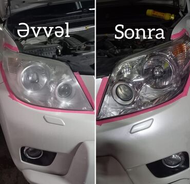 Avtoyumalar: Saralmiş, çirklənmiş, şəffafligi itmiş faralarin və arxa stoplarin — 2