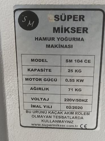 irşad mikser: 25 kq, Türkiyə — 1