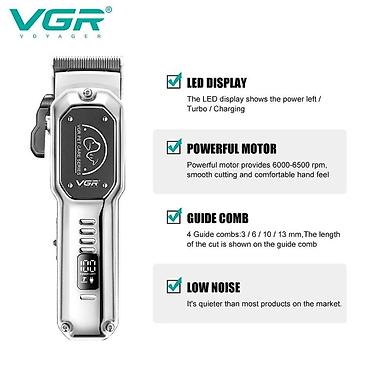 turbo az heyvanlar: VGR 240 - İt pişik qırxan 1500mAh 2 speed 6500-7000RPM Cord/Cordless" — 2