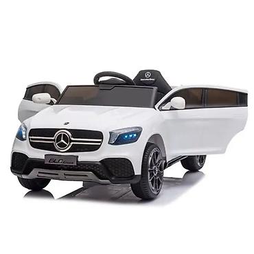 Dečiji električni automobili: Mercedes GLC Coupe – licencirani džip na akumulator za decu (bela — 12