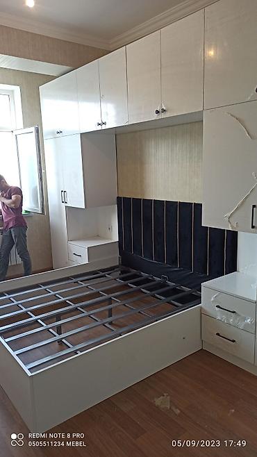 Sifarişlə mətbəx mebeli: Sifarişlə mətbəx dəsti, Özü çəkən petlələr, Mat laminat, Kredit yoxdur, Pulsuz çatdırılma — 4