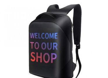 фото сумка: Рюкзак с LED экраном Бесплатная доставка по всему кр Рюкзак с Led