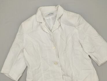 białe joggery damskie: Women's blazer, M (EU 38)