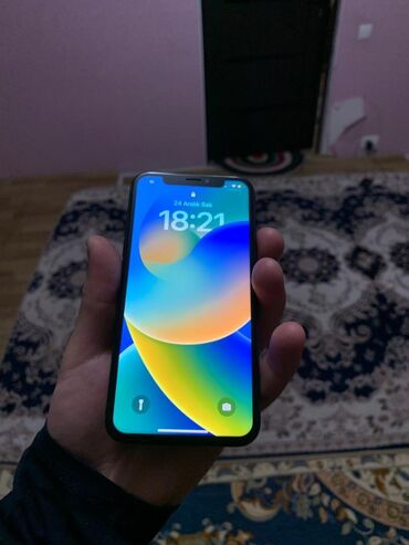 айфон икисес: IPhone X, Б/у, 256 ГБ, Черный, 100 %