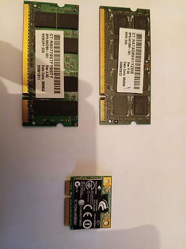 ddr2 ram: Noutbuk üçün RAM modulları və Wi‑Fi kartı . DDR2. 2 GB-lıq 2 — 4