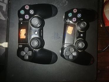 plesteyşın 5 2 el: PlayStation 4 (PS4) Slim konsolu + 2 ədəd DualShock 2oyun pulti — 2