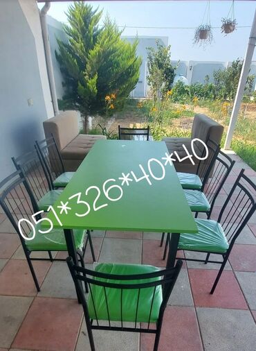 Masa və oturacaq dəstləri: Mətbəx üçün, Yeni, Açılan, Dördbucaq masa, 2 stul -da lalafo.az — 22 Masa və oturacaq dəstləri: Mətbəx üçün, Yeni, Açılan, Dördbucaq masa, 2 stul — 22