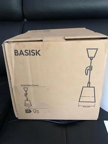 Stilski lusteri: IKEA BASISK – viseća lampa - Model: BASISK (dizajn Wiebke Braasch) - — 2