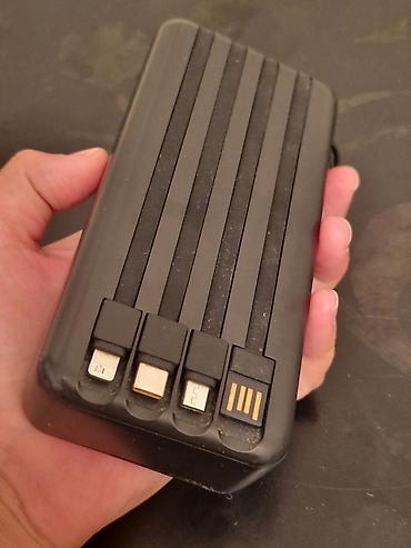 pover bank: Портативный аккумулятор (Power Bank) с встроенными кабелями - — 2