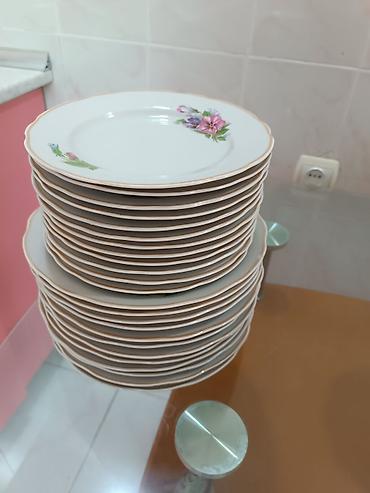 Süfrə qab-qacağı: Boşqablar, rəng - Ağ, Farfor — 3
