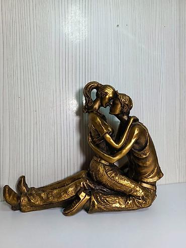 dekor ev: Fiqur, Rezin, rəng - Qızılı — 3