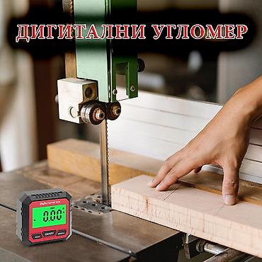 Laserski daljinomeri: Nov digitalni uglomer. Ima sa donje strane magnete, ima dugme da — 1