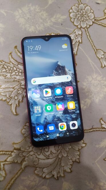 платиновый номер: Redmi, Redmi 8, Колдонулган, 32 ГБ, түсү - Кызыл, 2 SIM