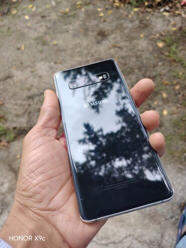 monster notebook azerbaycan qiymeti: Samsung Galaxy S10 Plus, 256 GB, rəng - Göy, Zəmanət, Sensor, Barmaq izi