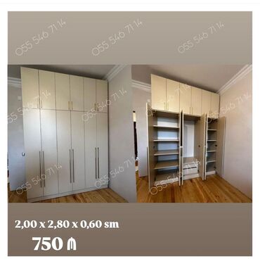 Dolablar: Yeni, 6 qapı Düz dolab, Şifonyer